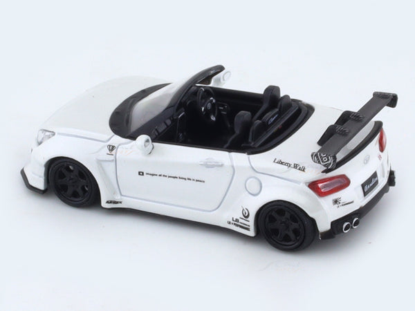 Daihatsu Copen GT-K LBWK white 1:64 Stance Hunters diecast scale car ...