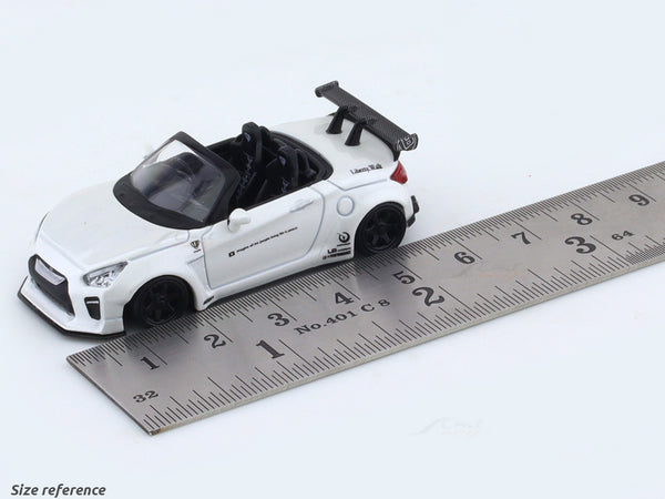 Daihatsu Copen GT-K LBWK white 1:64 Stance Hunters diecast scale car ...