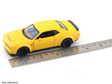 Dodge Challenger SRT Demon yellow 1:33-42 RMZ City licensed pull back car scale model