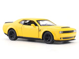 Dodge Challenger SRT Demon yellow 1:33-42 RMZ City licensed pull back car scale model