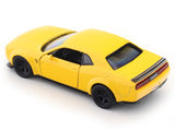 Dodge Challenger SRT Demon yellow 1:33-42 RMZ City licensed pull back car scale model
