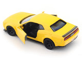 Dodge Challenger SRT Demon yellow 1:33-42 RMZ City licensed pull back car scale model