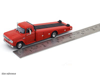 Dodge D300 Ramp Truck red 1:64 Street Weapon diecast scale model car miniature