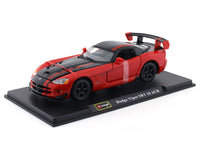 Dodge Viper SRT 10 ACR 1:24 Bburago licensed diecast Scale Model car