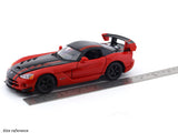 Dodge Viper SRT 10 ACR 1:24 Bburago licensed diecast Scale Model car