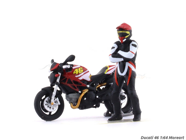 Ducati 46 1:64 Moreart scale bike model collectible