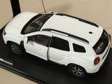 Loose Doors : 2024 Dacia Duster Ph 2.5 White 1:18 Solido Licensed Diecast Scale Model Car Collectible