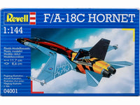FA-18C Hornet Fighter Aircraft 1:144 Revell plastic model kit