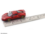 Broken Acrylic : Ferrari 488 LB Works red 1:64 CM Model diecast scale model miniature car collectible