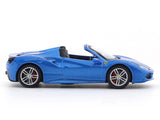 Ferrari 488 Spider blue 1:43 Bburago licensed diecast scale model car