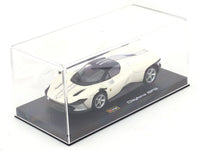 Ferrari Daytona SP3 white 1:43 Bburago Signature diecast scale model car