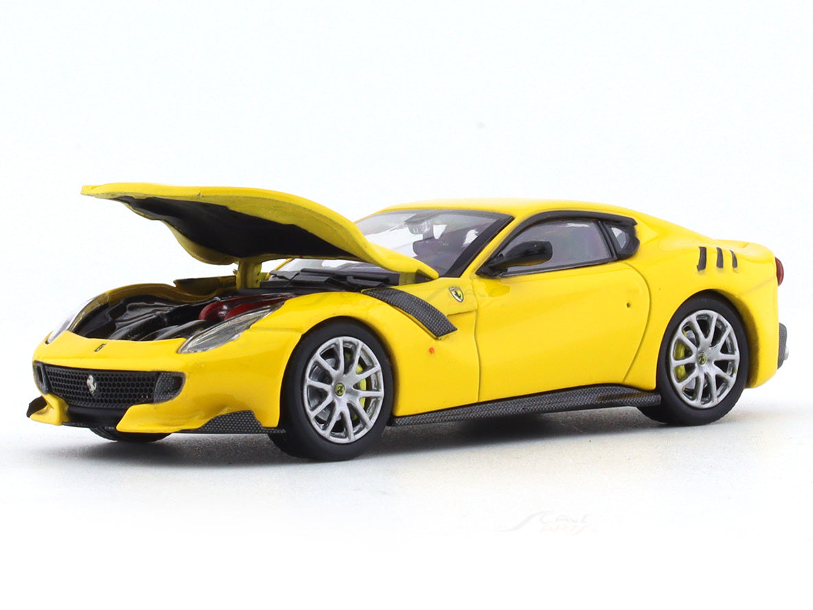 Ferrari F12 TDF Yellow 1:64 Stance Hunters diecast scale model car