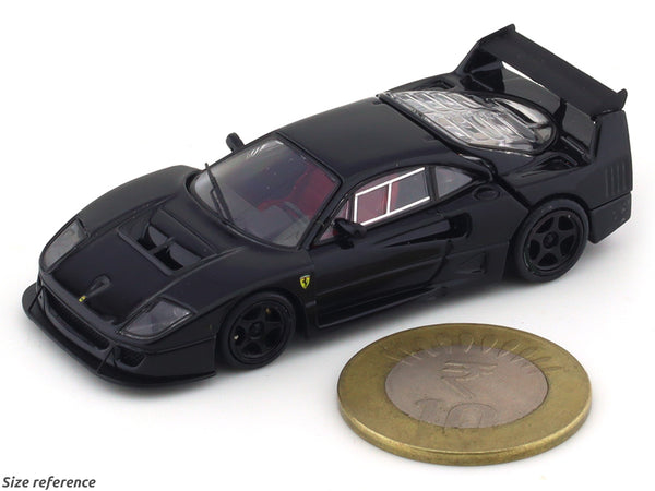 Ferrari F40 LM black 1:64 Stance Hunters diecast scale model car | Scale  Arts India