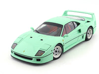 Ferrari F40 Mint Green 1:18 Kyosho licensed premium diecast scale model car collectible