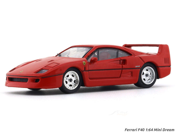 Ferrari F40 red 1:64 Minidream diecast scale model car