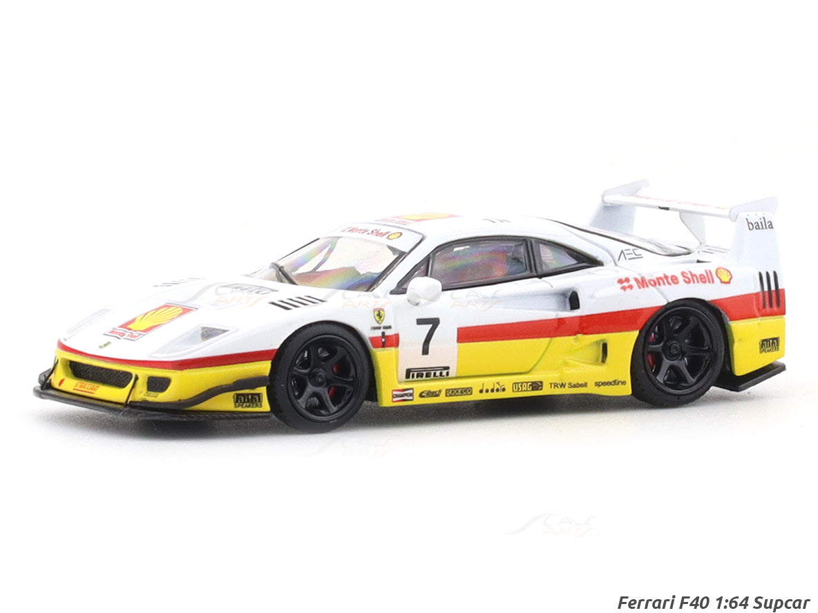 Ferrari F40 Shell 1:64 Supcar diecast scale model miniature car ...