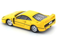 Ferrari F40 yellow 1:64 Minidream diecast scale model car