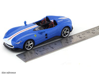 Ferrari Monza SP2 blue 1:43 Bburago Signature diecast scale model car