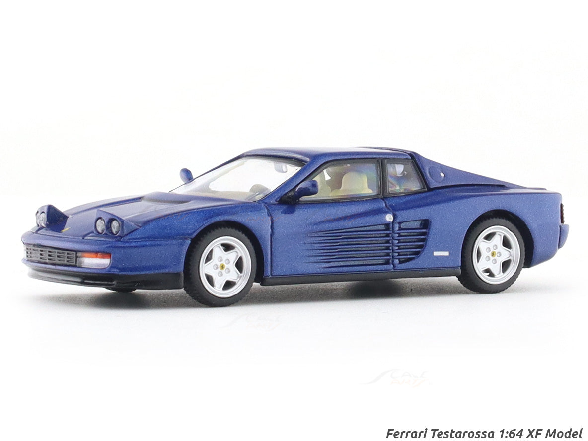 Ferrari Testarossa blue 1:64 XF Model diecast scale model car