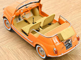 1965 Fiat 500 Jolly Orange 1:18 Norev Licensed Diecast Scale Model Car Collectible | Classic Italian Beach Car | Buy in India
