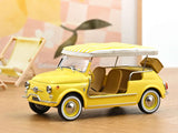 1965 Fiat 500 Jolly Yellow 1:18 Norev Licensed Diecast Scale Model Car Collectible | Classic Italian Beach Car | Buy in India