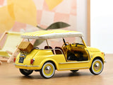 1965 Fiat 500 Jolly Yellow 1:18 Norev Licensed Diecast Scale Model Car Collectible | Classic Italian Beach Car | Buy in India