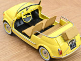1965 Fiat 500 Jolly Yellow 1:18 Norev Licensed Diecast Scale Model Car Collectible | Classic Italian Beach Car | Buy in India
