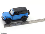 Ford Bronco Badlands blue 1:33-42 RMZ City licensed pull back car scale model