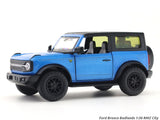 Ford Bronco Badlands blue 1:32 RMZ City licensed pull back car scale model