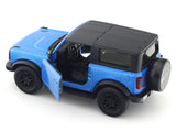 Ford Bronco Badlands blue 1:33-42 RMZ City licensed pull back car scale model