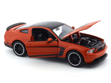 Ford Mustang Boss 302 orange 1:24 Maisto licensed diecast Scale Model car