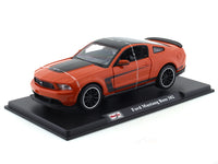 Ford Mustang Boss 302 orange 1:24 Maisto licensed diecast Scale Model car