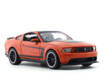 Ford Mustang Boss 302 orange 1:24 Maisto licensed diecast Scale Model car