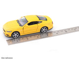 Ford Mustang yellow 1:33-42 RMZ City licensed pull back car scale model