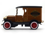 Classic car brown pull back alloy toy