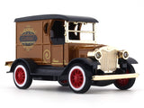 Classic car brown pull back alloy toy