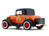 Orange Classic car pull back alloy toy