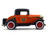 Orange Classic car pull back alloy toy