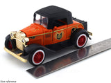 Orange Classic car pull back alloy toy