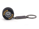 Continental Race Car tire with Rim keyring / keychain