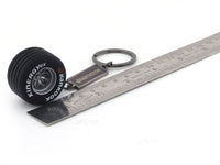 Continental Race Car tire with Rim keyring / keychain