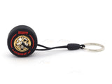 Formula One F1 Tire P-Zero Pirelli with rim red keyring / keychain