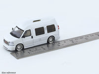 GMC Savana RV white 1:64 GOC diecast scale model car collectible