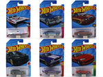 Seville, Viper, Charger, Subaru, Thunderbird & H2Go 1:64 Hotwheels model car set of 6