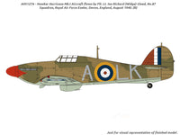 Hawker Hurricane Mk I 1:48 Airfix plastic model kit fighter jet