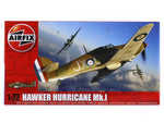 Hawker Hurricane Mk I 1:72 Airfix plastic model kit fighter jet