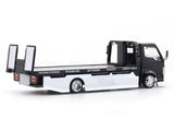 Hino 300 Custom Flatbed Truck black 1:64 MicroTurbo diecast scale model car miniature car collectible
