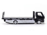 Hino 300 Custom Flatbed Truck black 1:64 MicroTurbo diecast scale model car miniature car collectible
