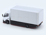 Hino 300 Custom white 1:64 Micro Turbo diecast scale model tuck collectible