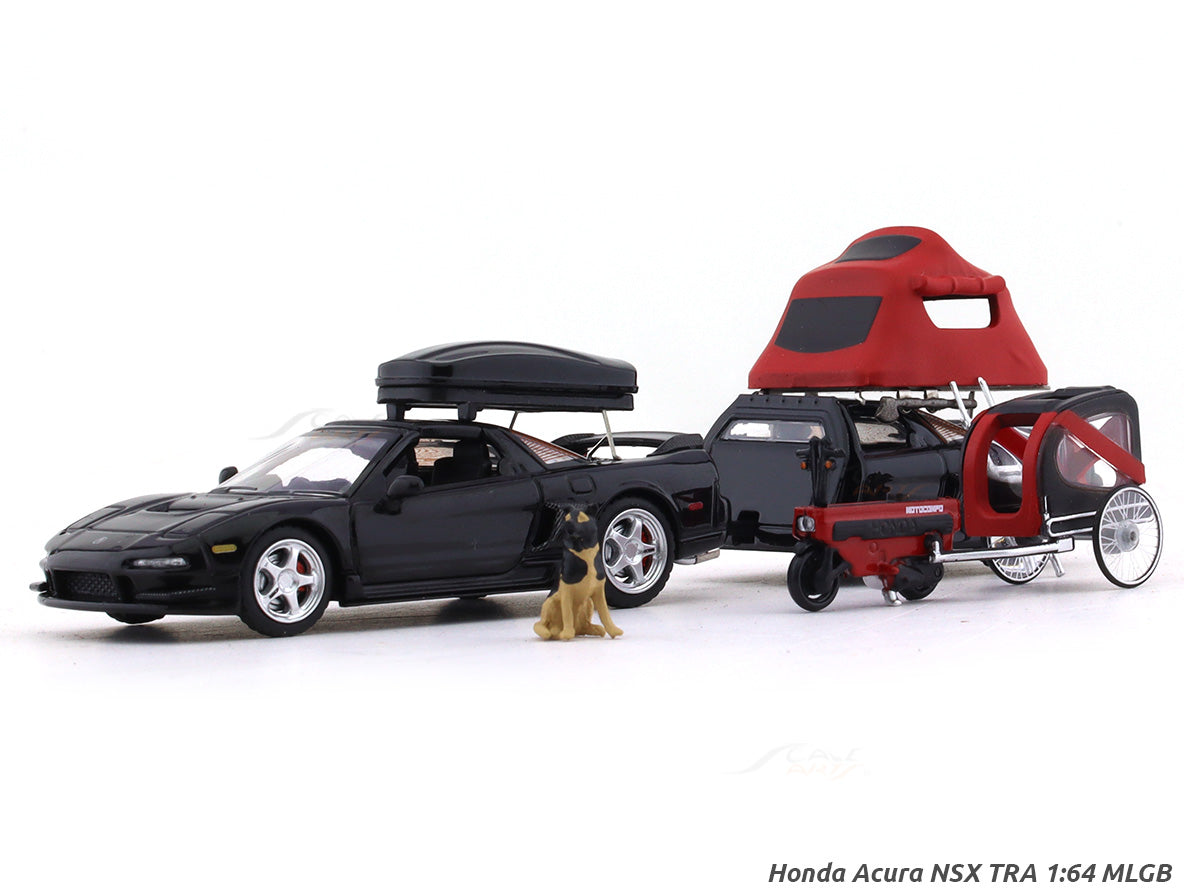 Honda Acura NSX TRA Camping Trailer 1:64 MLGB diecast scale car